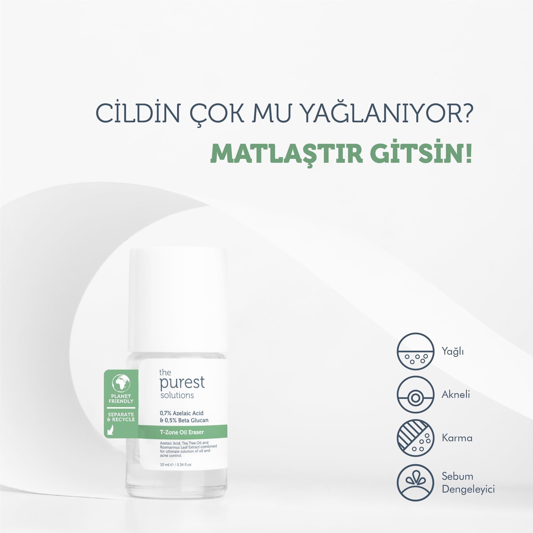 Sivilceli Ciltler İçin Cilt Bakım Seti, Premium Bag Hediyeli
