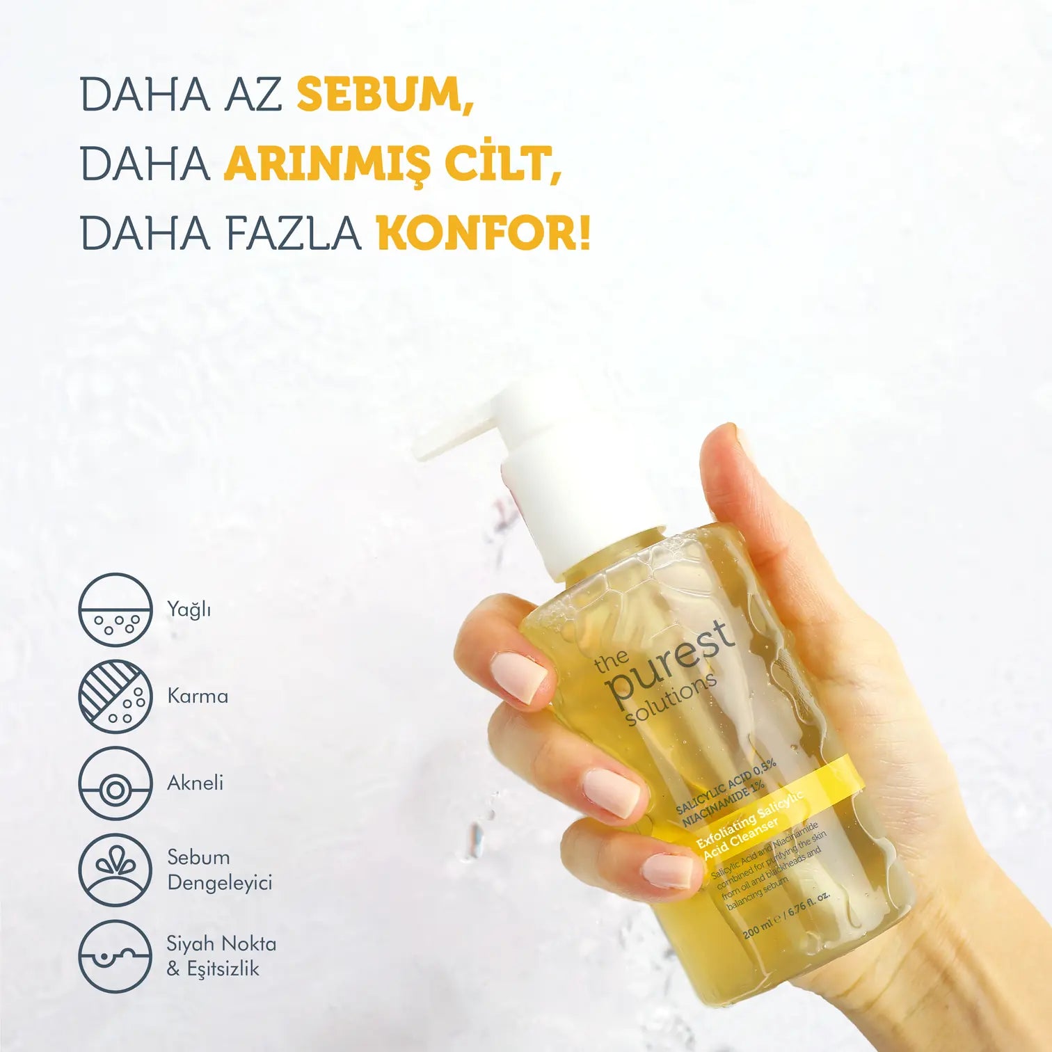 Purifying & Sebum Balancing Dual-Stage Cleansing Routine Set for Oily and Combination Skin