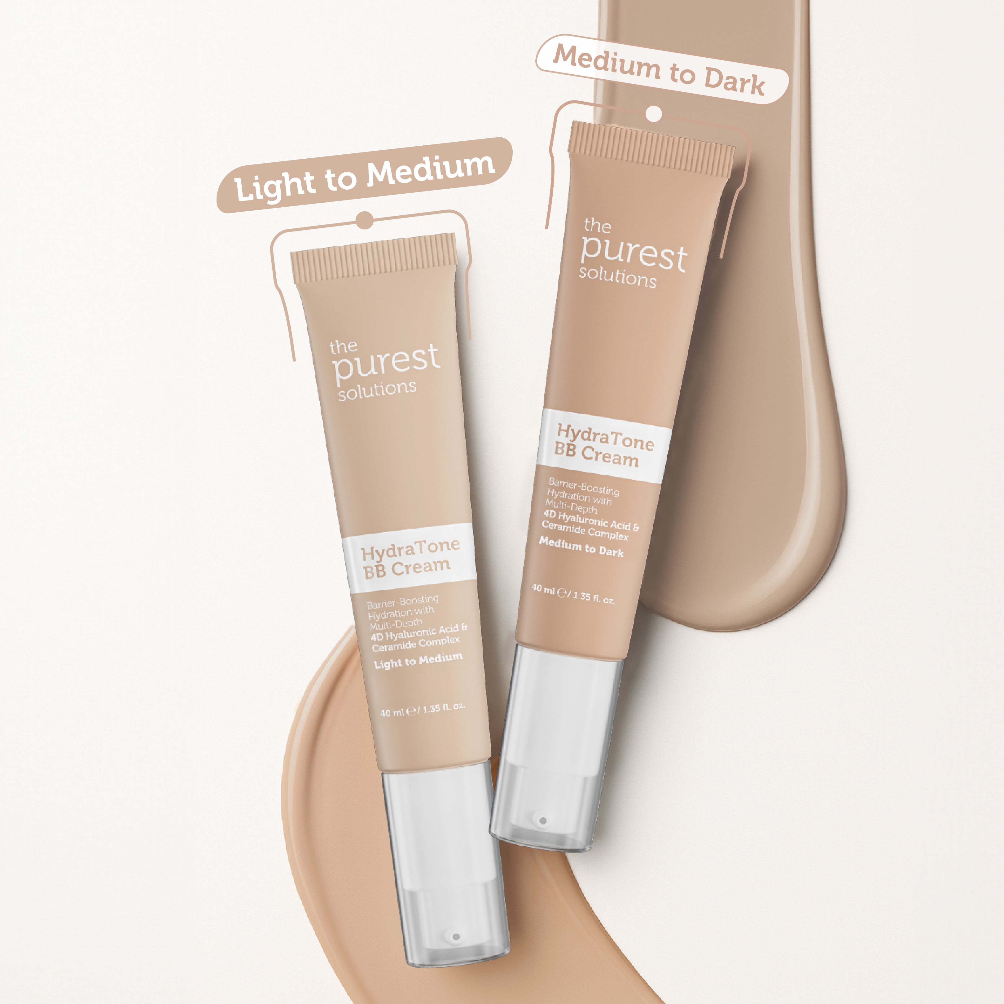 Intensive Moisturizing BB Cream for Dry and Combination Skin, SPF 50+, 40 ml – Light/Medium Tone
