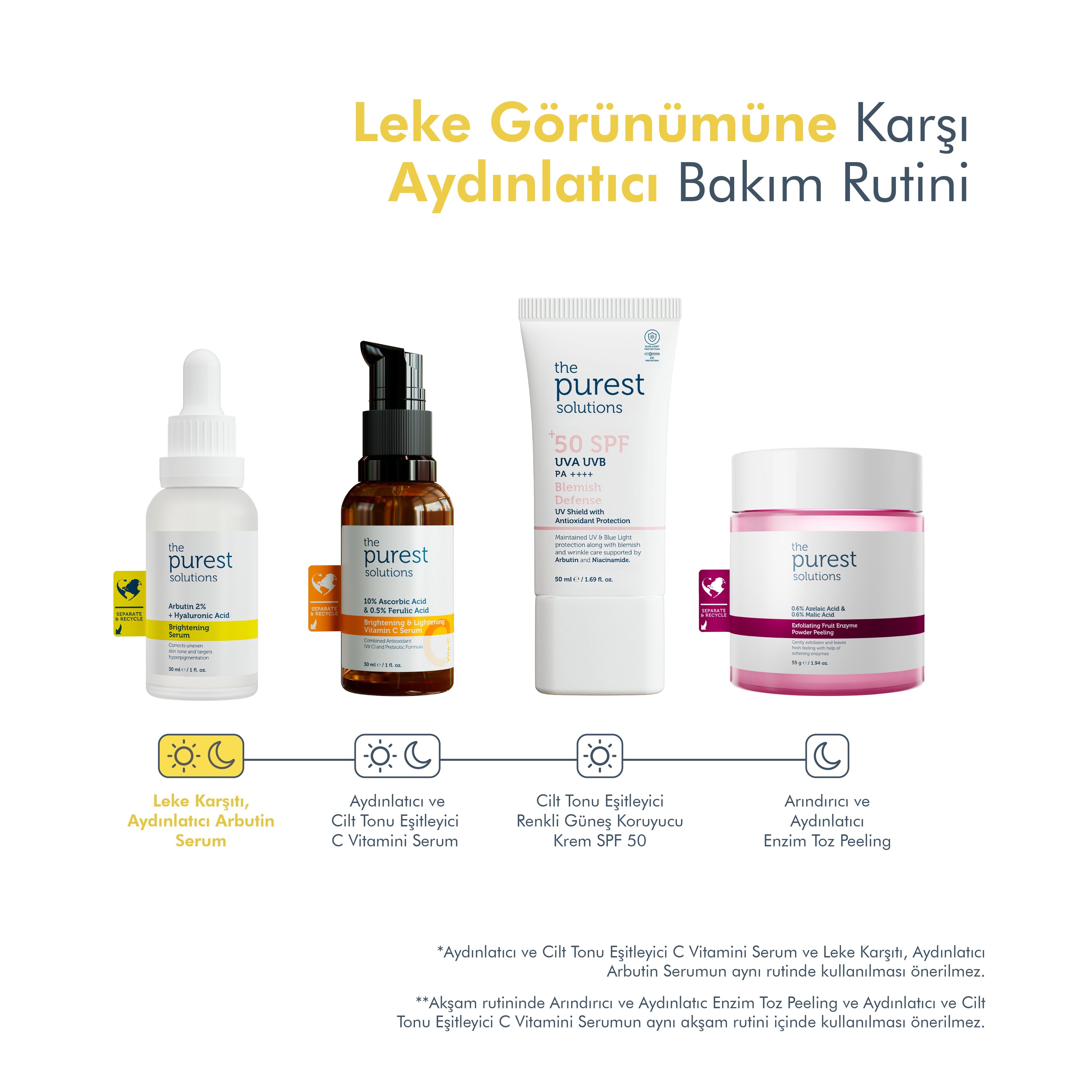 Aydınlatıcı ve Leke Görünümü Azaltıcı Arbutin Cilt Bakım Serumu 30 Ml