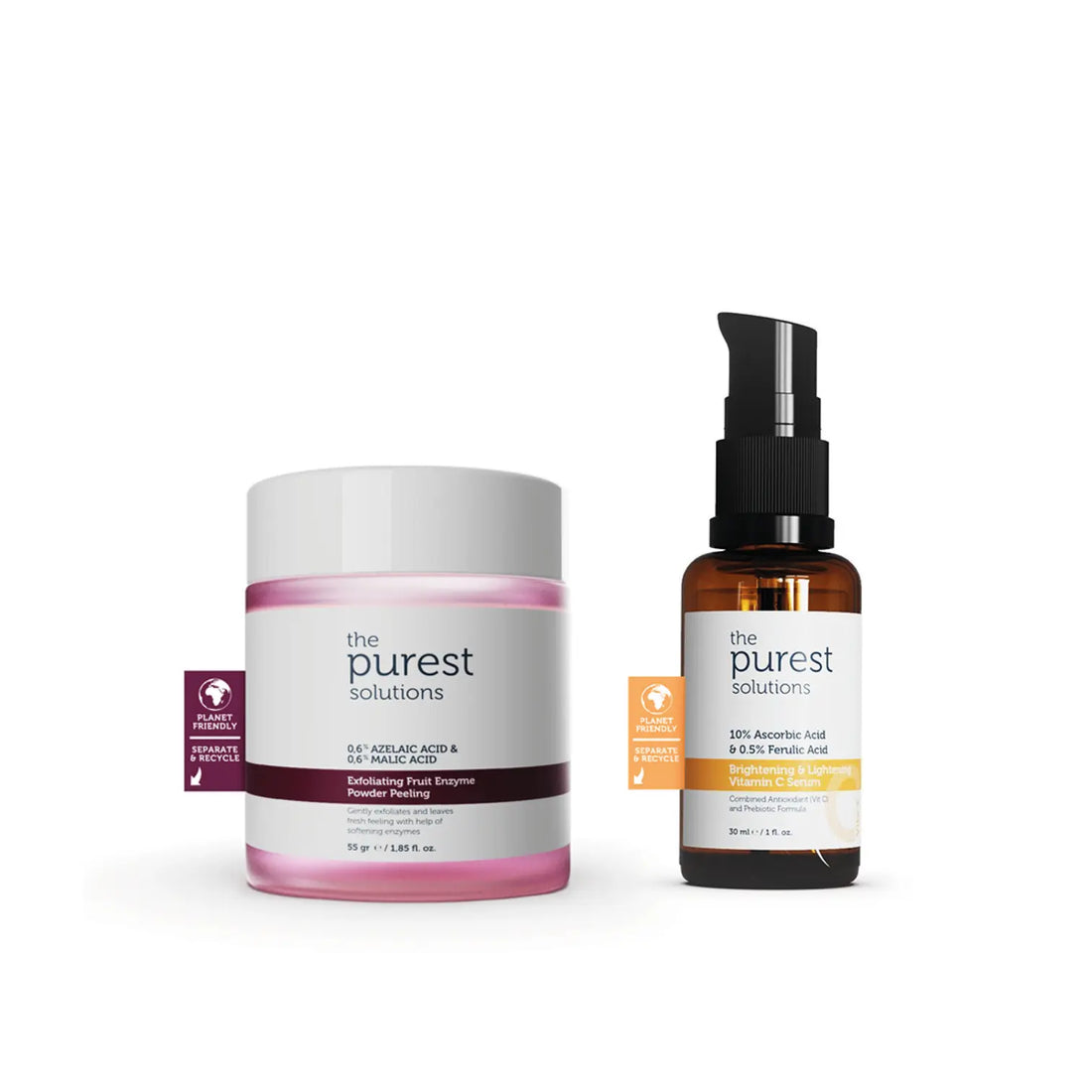 Hautpflege-Set mit revitalisierendem und aufhellendem Peeling-Effekt