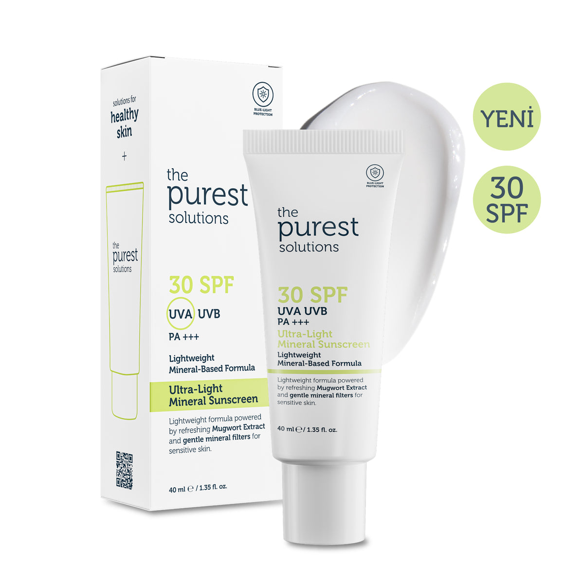 Mineral Filtreli Güneş Koruyucu Krem SPF 30, 40 ml