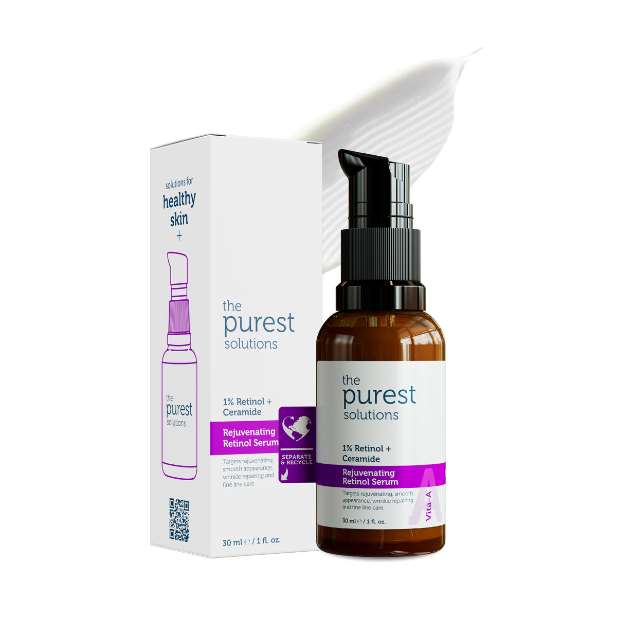 Yaşlanma Karşıtı ve Kırışıklık Giderici, Onarıcı Retinol Gece Serumu 30 Ml