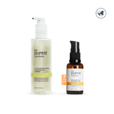 Skin Care Set for All Skin Types with Cleansing & Brightening Effect