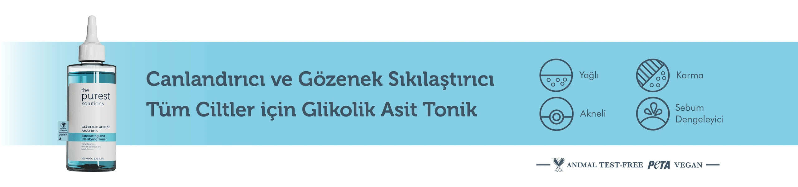 1 für dich, 1 für deinen Freund Glykolsäure-Blaues Tonikum