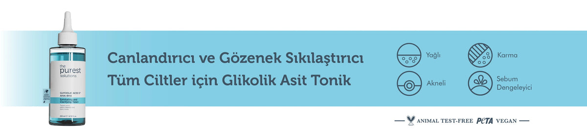Canlandırıcı ve Gözenek Sıkılaştırıcı Glikolik Asit Mavi Tonik 200 Ml – anlatım görseli 1