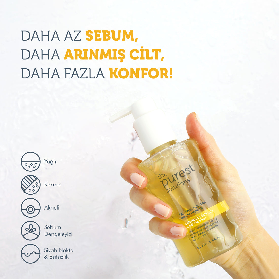 Yağlı Ciltler İçin Cilt Bakım Seti, Premium Bag Hediyeli