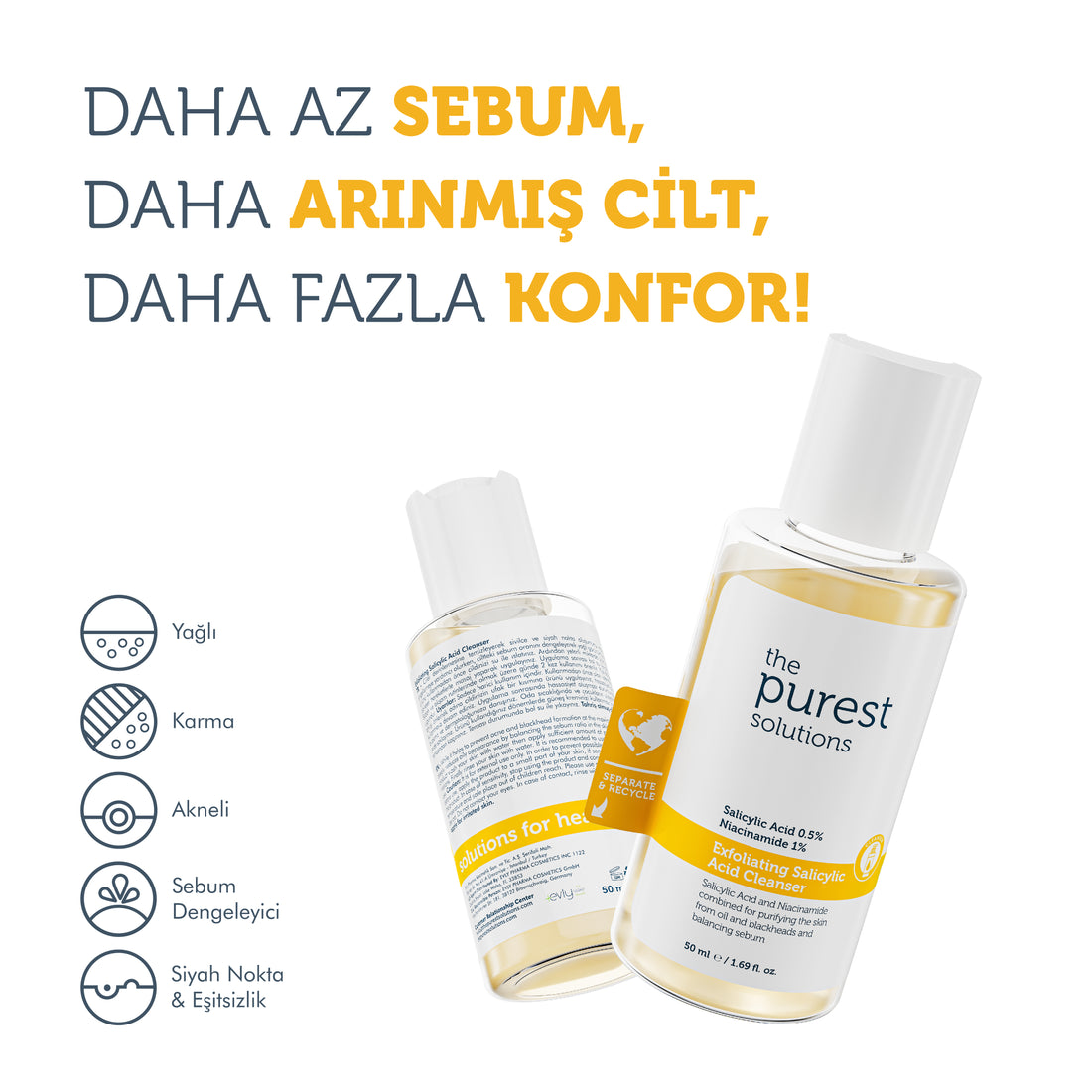 Revitalisierendes Hautpflege-Einführungsset für fettige und zu Akne neigende Haut