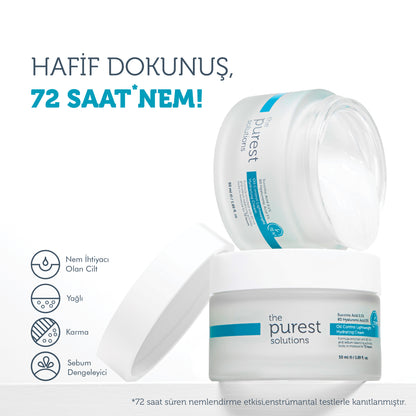 72 Saat Etkili Sebum Dengeleyici Günlük Nemlendirici Krem