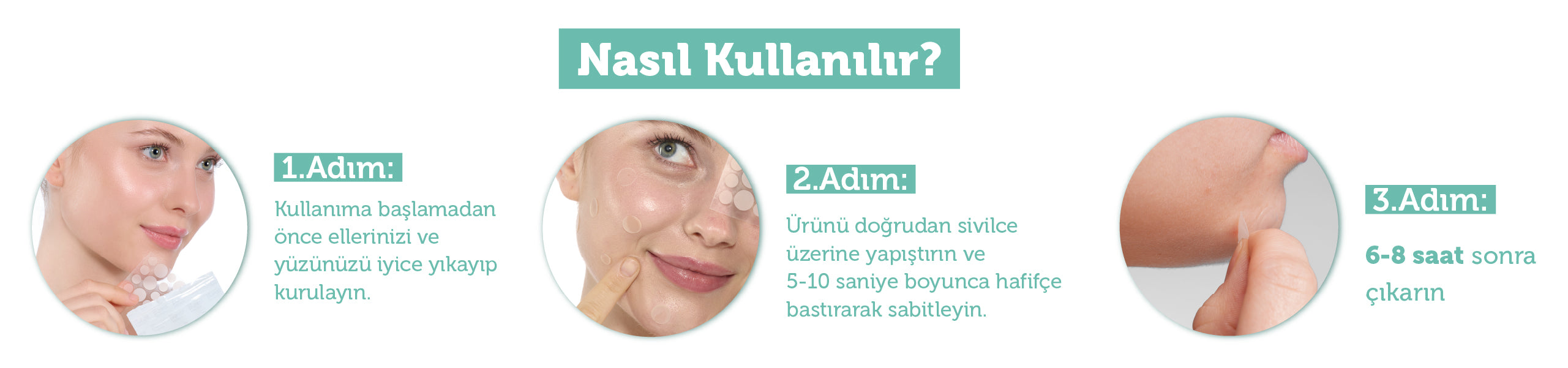 Hidrokolloid Akne Karşıtı & Yatıştırıcı Bant 36'lı