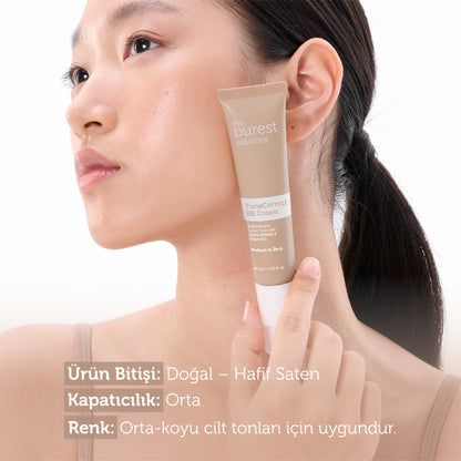 BB Cream for Uneven Skin Tone, SPF 50+, 40ml – Medium/Dark Tone