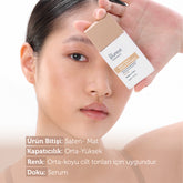 Talgregulierendes und mattierendes Serum-Make-up mit LSF 50+, 30 ml – Mittlerer/Dunkler Hautton