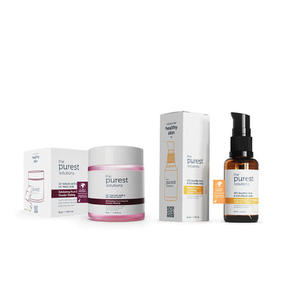Skin Care Set Including Revitalizing and Brightening Peeling
