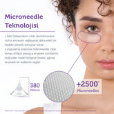 Microneedle Teknolojili Aydınlatıcı & İnce Çizgi Karşıtı Göz Altı Bandı / Patch