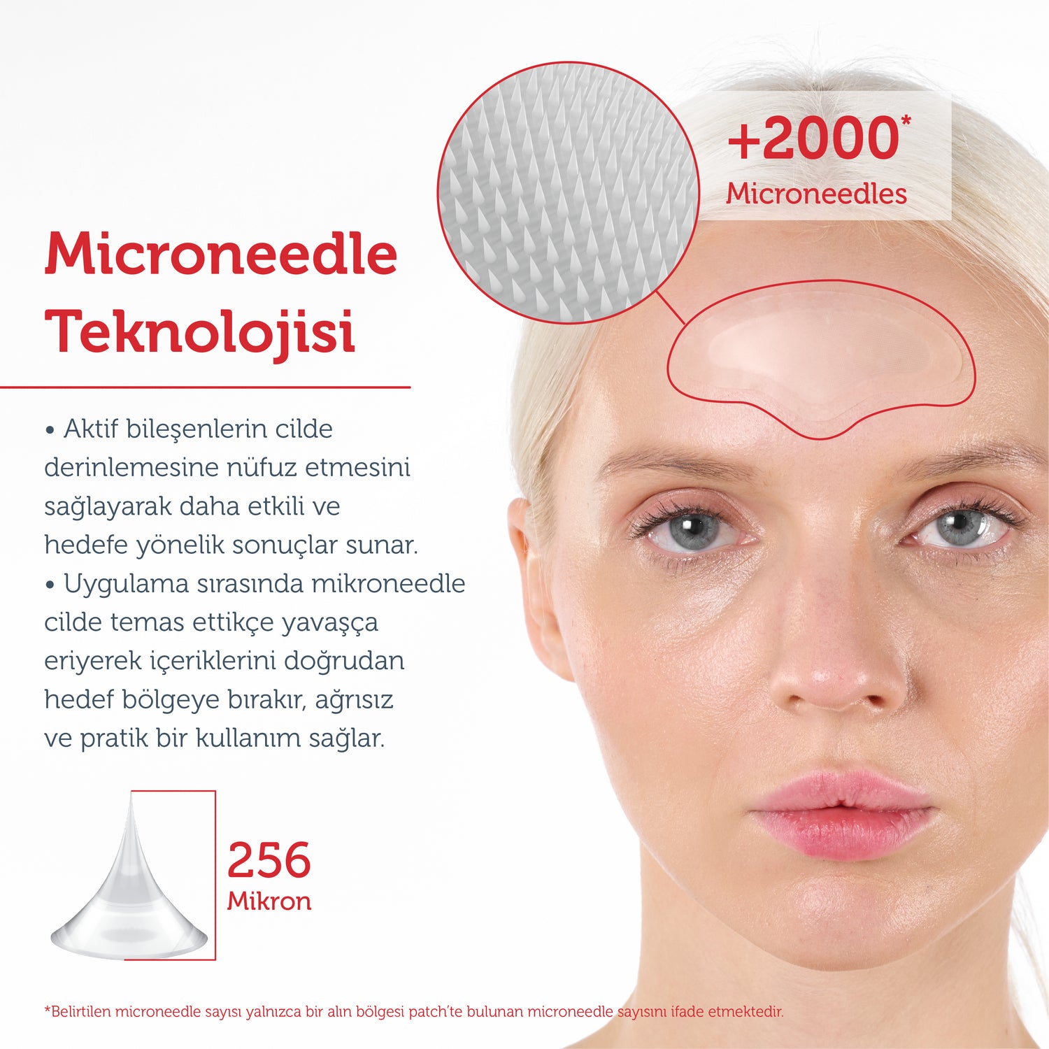 Microneedle Technology Firming &amp;amp; Anti-Fine Line Forehead Patch