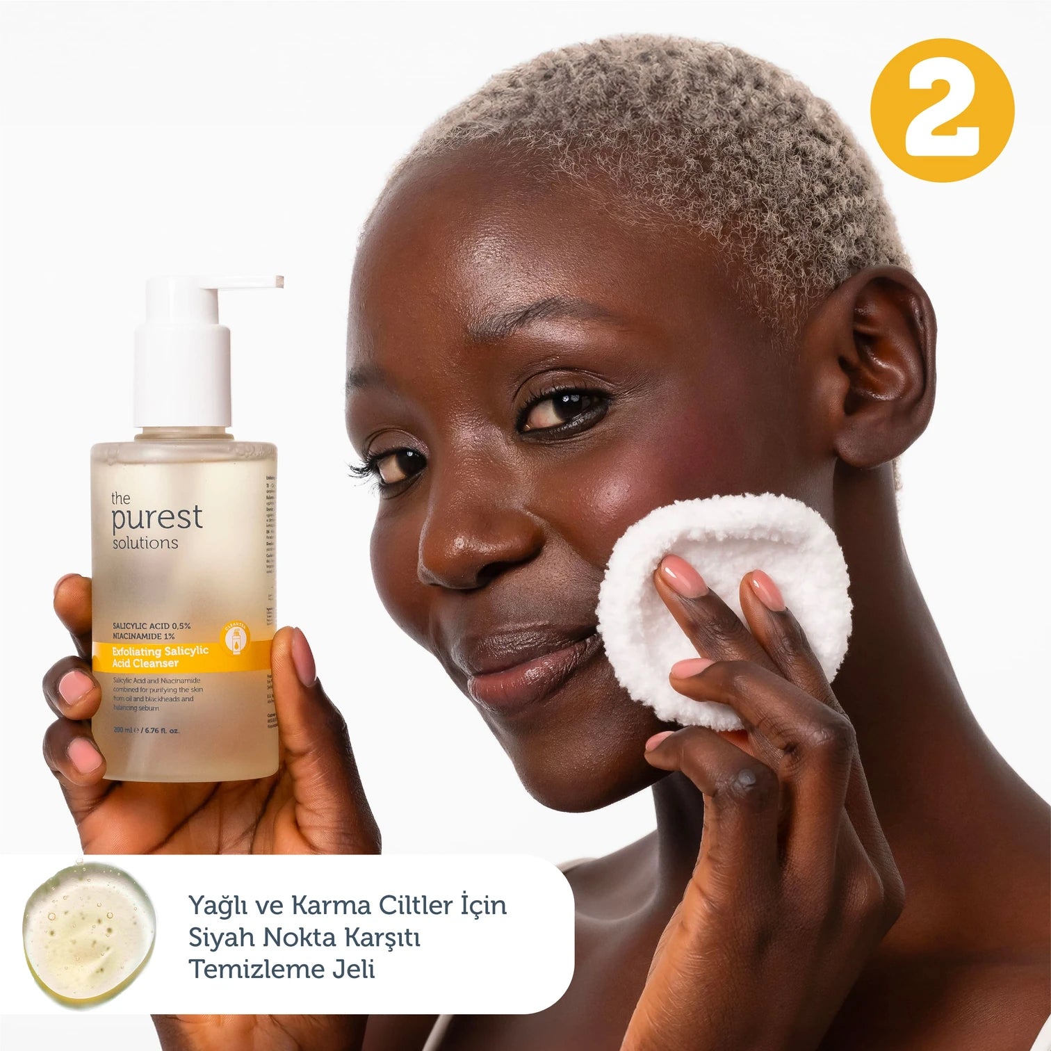 Purifying &amp; Sebum Balancing Dual-Stage Cleansing Routine Set for Oily and Combination Skin