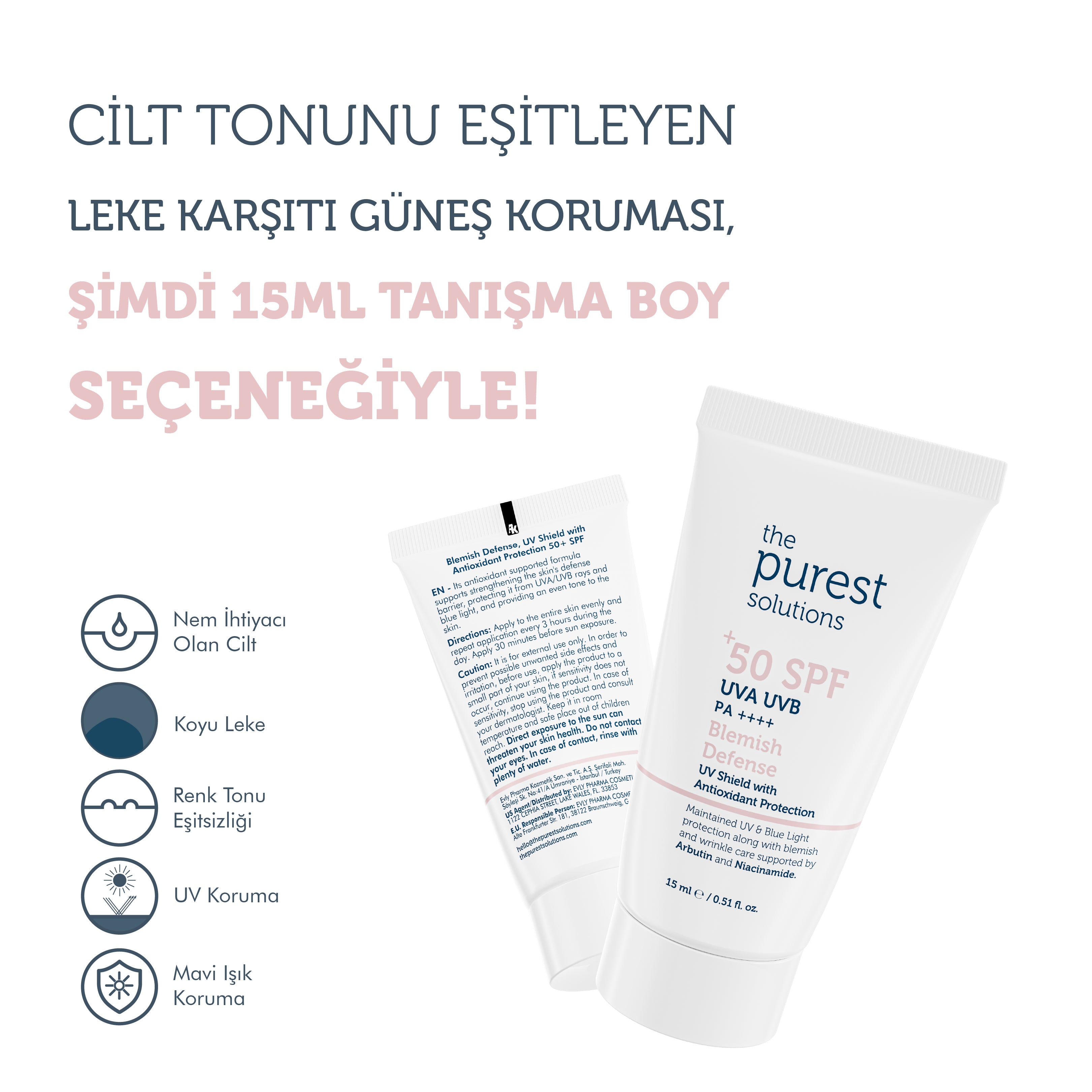 Cilt Tonu Eşitleyici ve UV Koruma Etkili Cilt Bakım Tanışma Seti