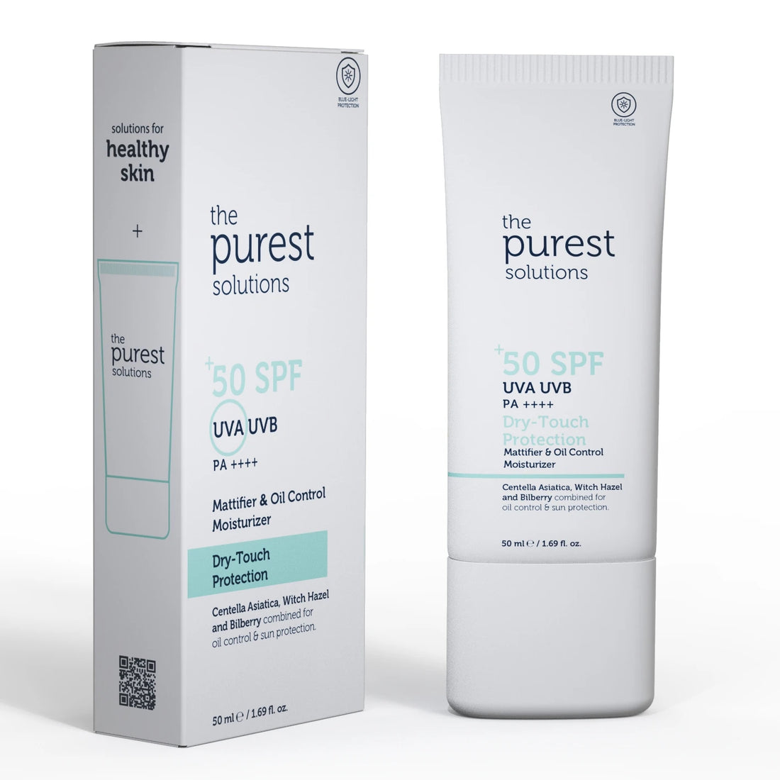 Yağlı ve Karma Ciltler İçin Matlaştırıcı Dry-Touch Güneş Koruyucu Krem SPF 50, 50 Ml.