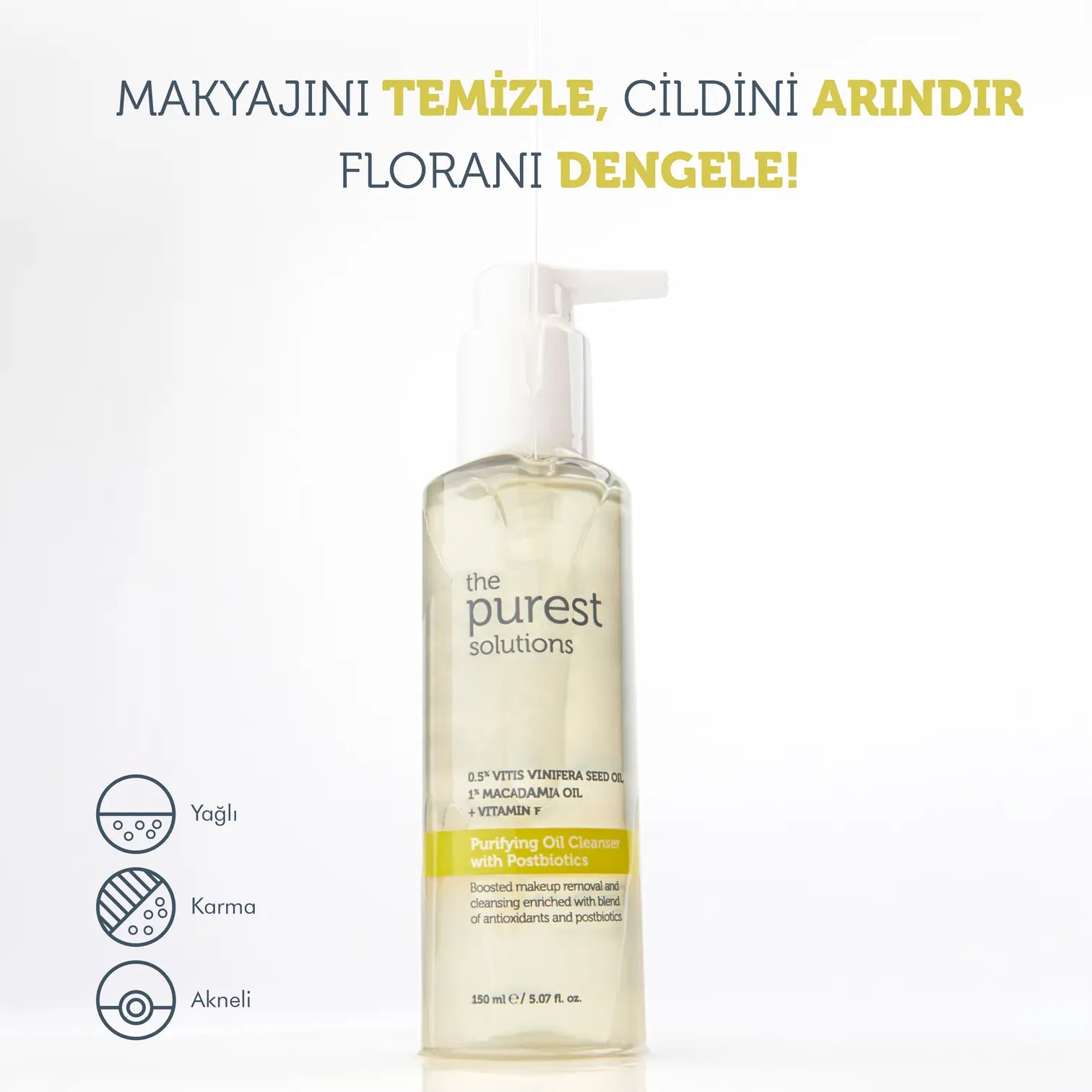 Purifying &amp; Sebum Balancing Dual-Stage Cleansing Routine Set for Oily and Combination Skin