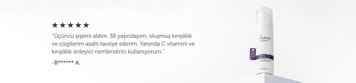 Cilt Yenileyici ve Yaşlanma Karşıtı, Onarıcı Peptit Cilt Bakım Serumu 30 Ml (Peptide Complex) – anlatım görseli 4