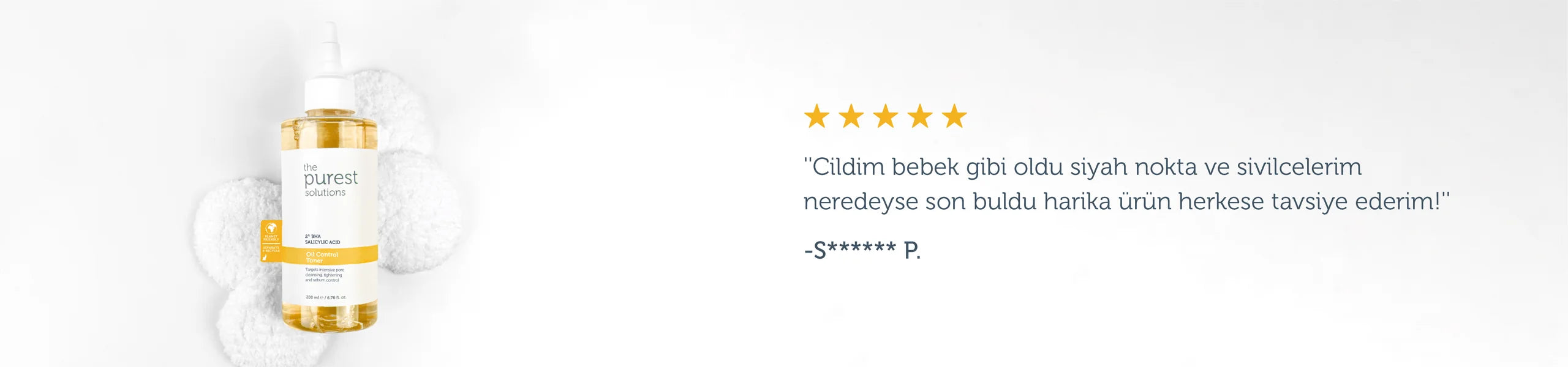 Sivilce Ve Siyah Nokta Karşıtı, Gözenek Sıkılaştırıcı Salisilik Asit Tonik 50 Ml