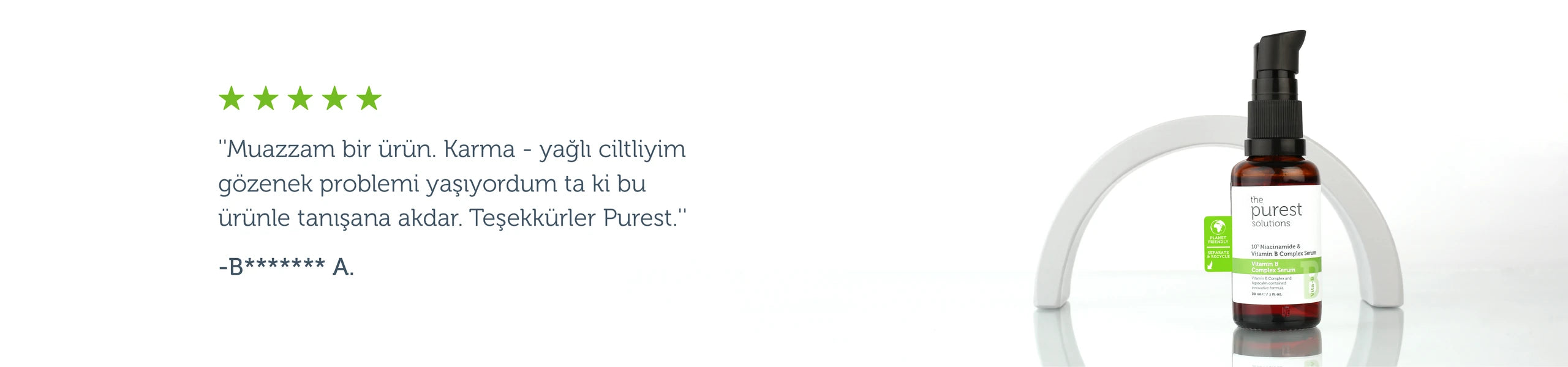 Bariyer Güçlendirici ve Yatıştırıcı B Vitamini Cilt Bakım Serumu 30 Ml