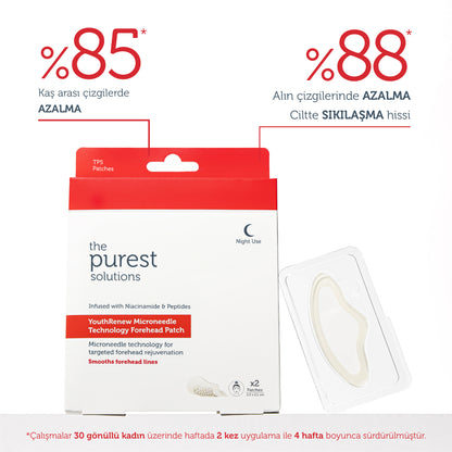 Microneedle Technology Firming &amp;amp; Anti-Fine Line Forehead Patch