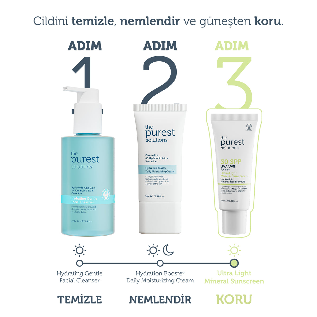 Mineral Filtreli Güneş Koruyucu Krem SPF 30, 40 ml