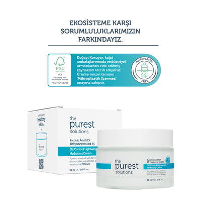 72 Saat Etkili Sebum Dengeleyici Günlük Nemlendirici Krem