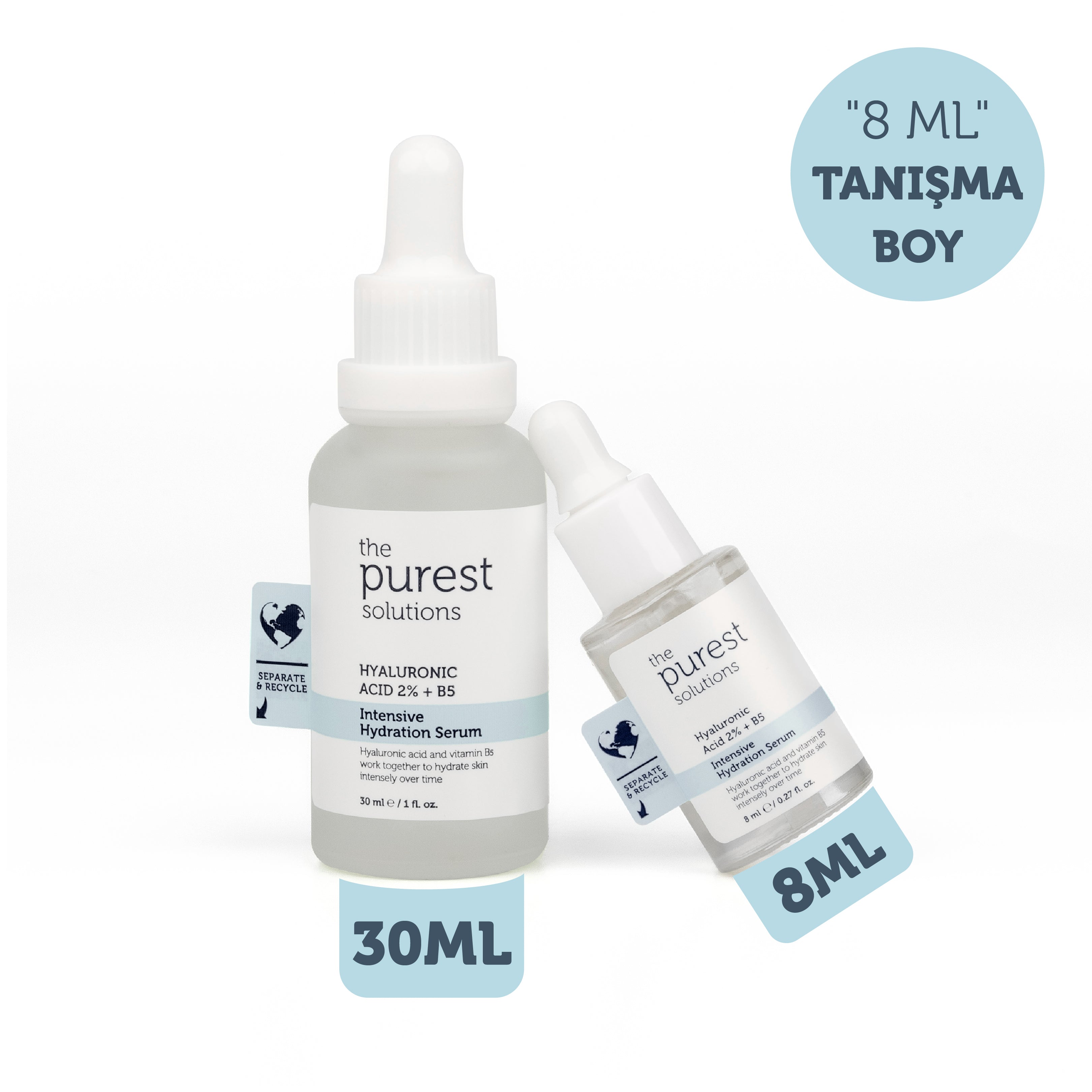 Intensive Moisturizing Renewal Skin Care Serum with Hyaluronic Acid for Plump Appearance Effect 8 Ml