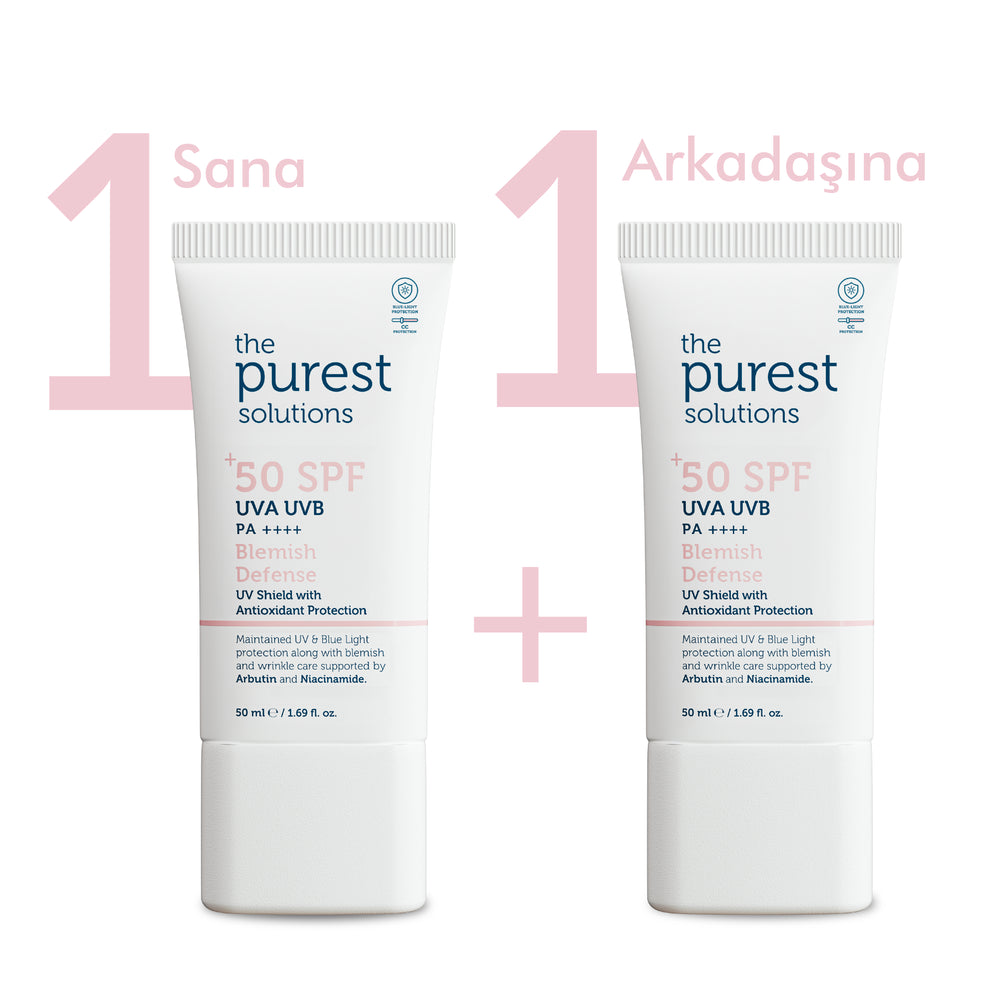 1 Sana, 1 Arkadaşına Blemish Defense Renkli Güneş Koruyucu Krem