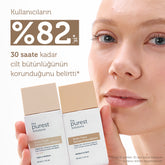 Hauttonausgleichendes und Anti-Pickel-Serum-Foundation LSF 50+, 30 ml – Mittlerer/Dunkler Hautton