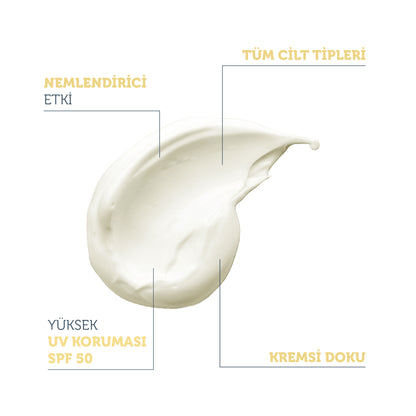 Yüksek Koruma ve Nemlendirici Etkili Invisible Güneş Koruyucu Krem SPF 50, 50 Ml.