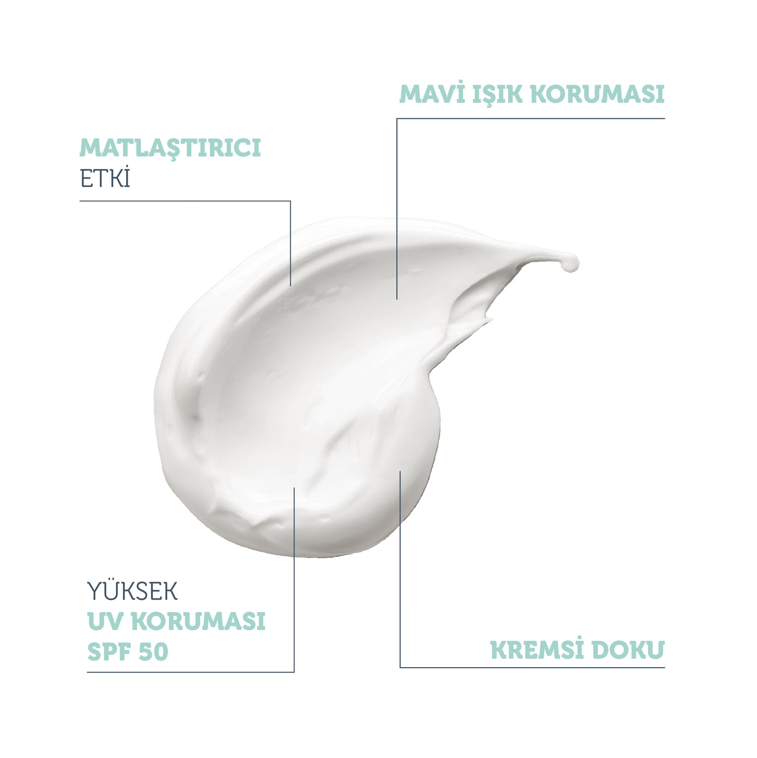 Mattifying Dry-Touch Sunscreen Cream for Oily and Combination Skin, SPF 50, 50 Ml.