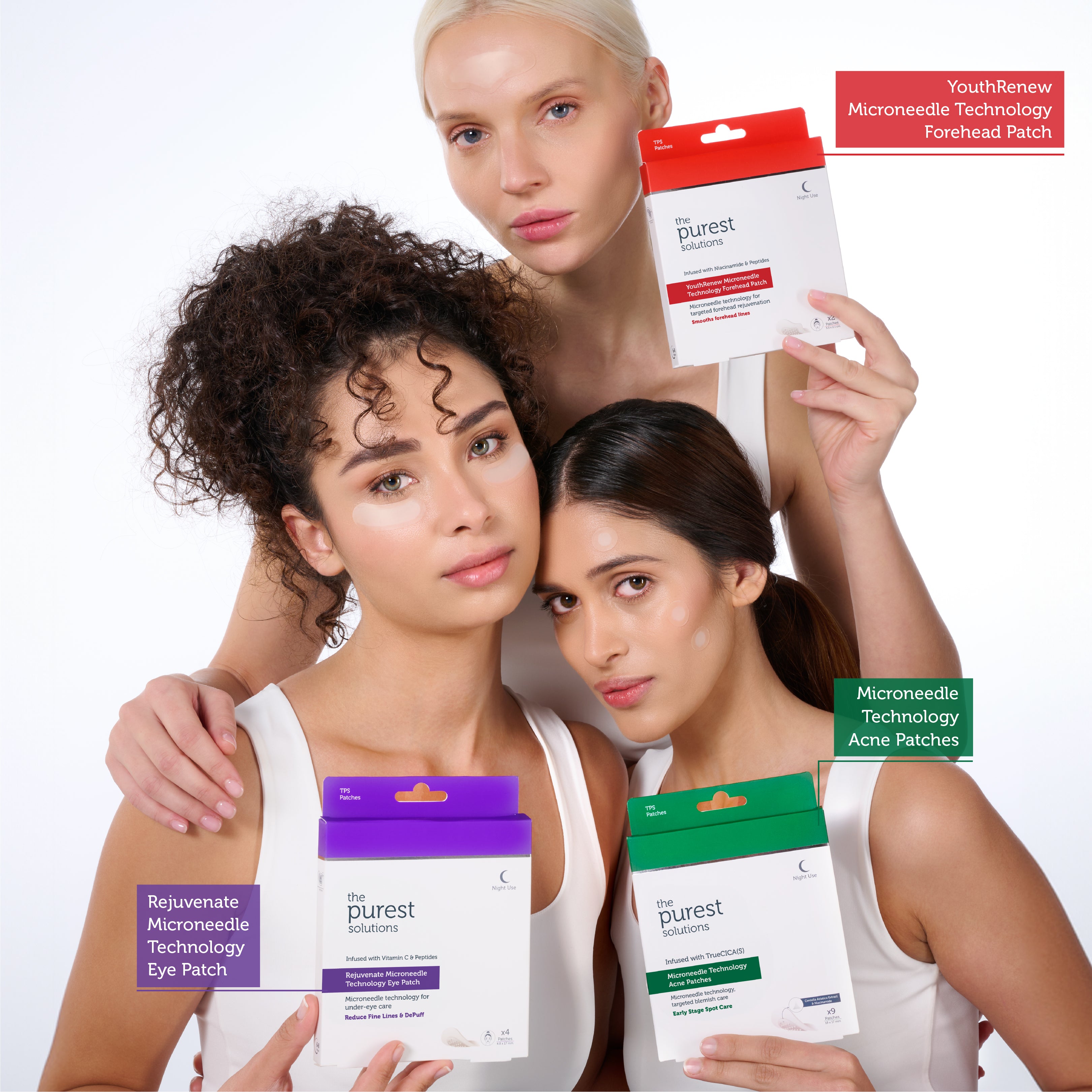 Microneedle Technology Firming &amp;amp; Anti-Fine Line Forehead Patch