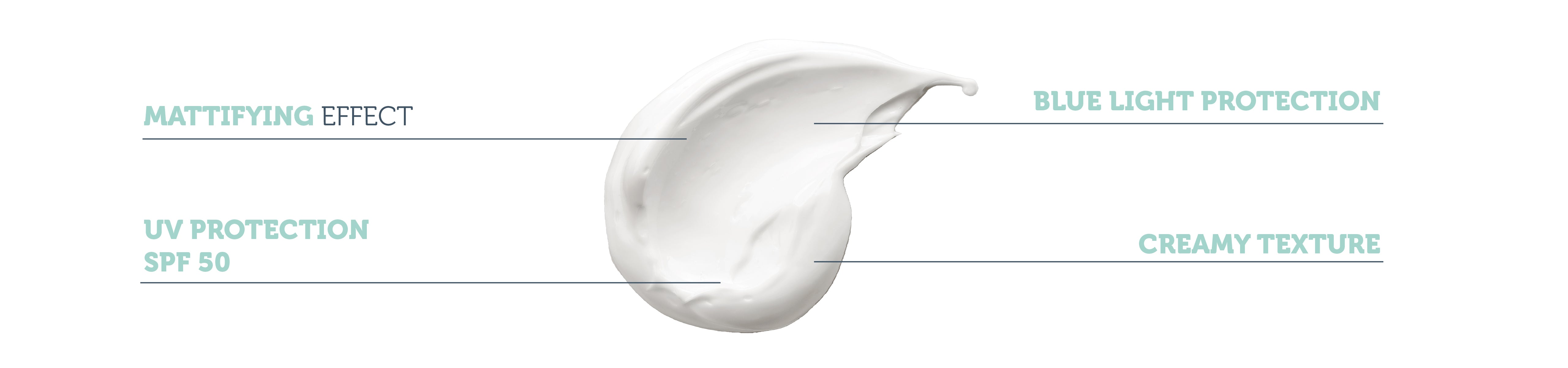 Mattifying Dry-Touch Sunscreen Cream for Oily and Combination Skin, SPF 50, 50 Ml.