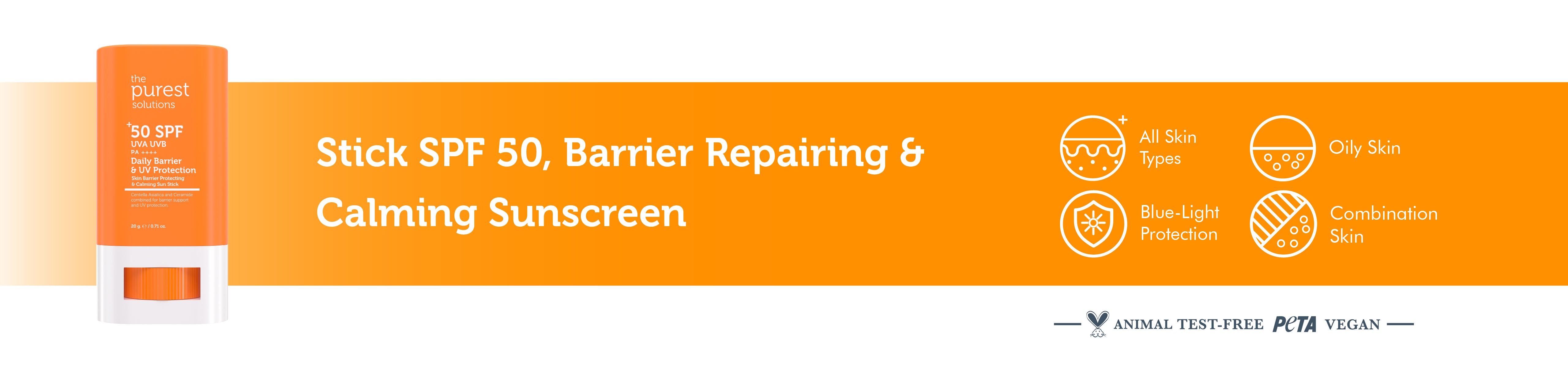 Barrier Repair and Soothing, High Sun Protection Stick SPF 50, 17 g.