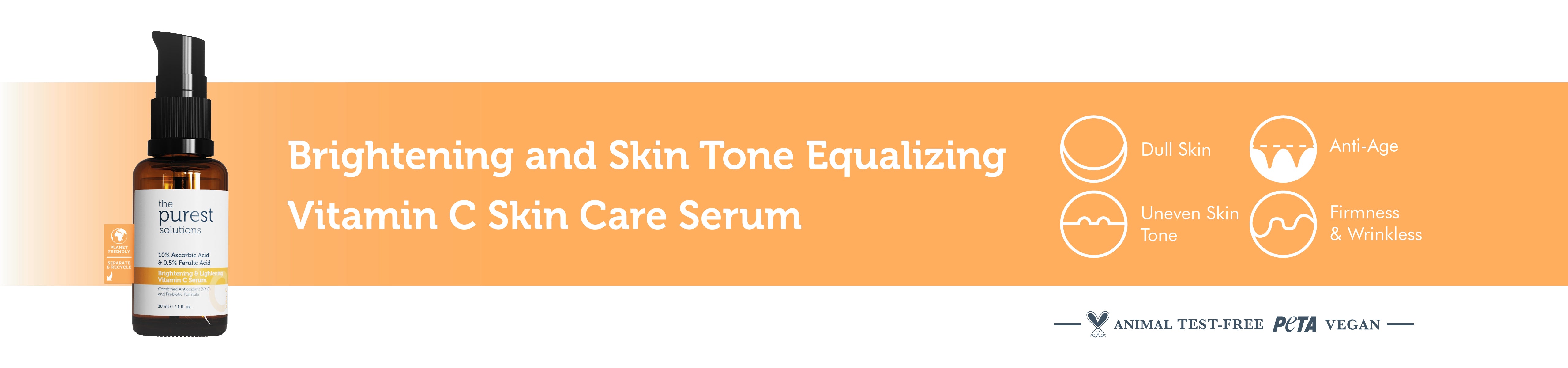 Skin Tone Equalizing and Brightening Vitamin C Serum 30 Ml