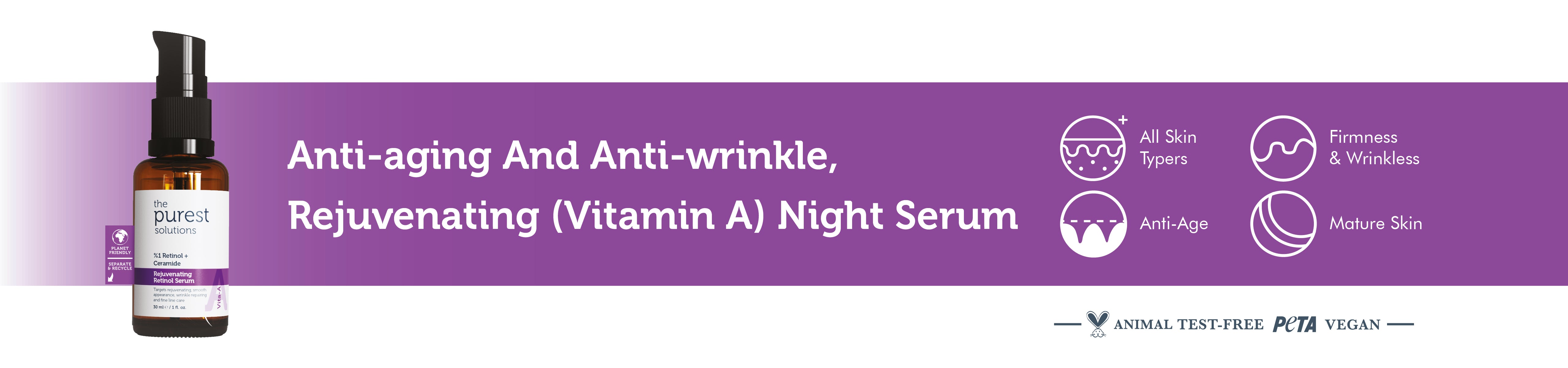 Anti-Aging and Anti-Wrinkle, Repairing Retinol Night Serum 30 Ml
