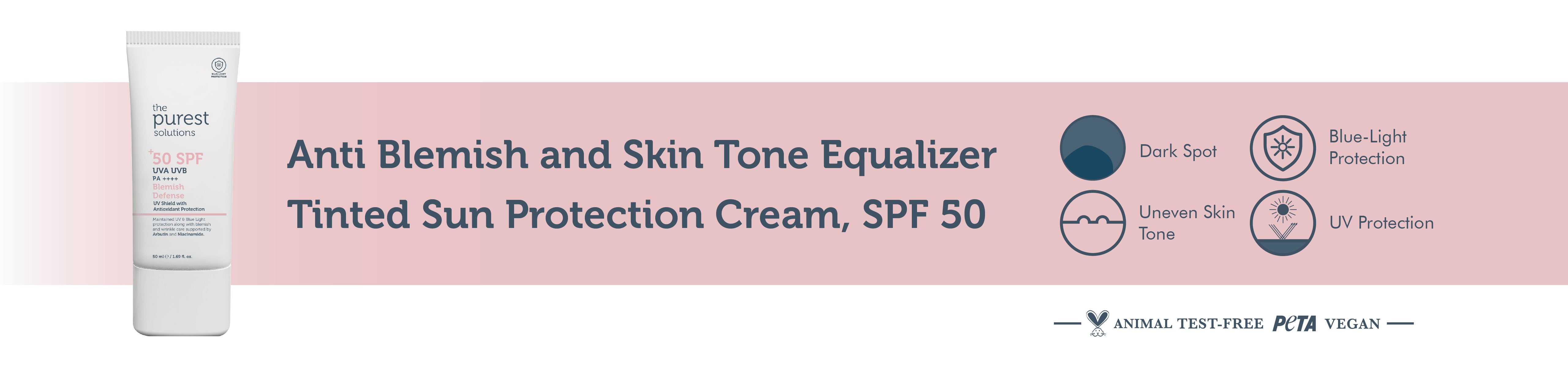 1 for You, 1 for Your Friend Blemish Defense Tinted Sunscreen Cream SPF 50