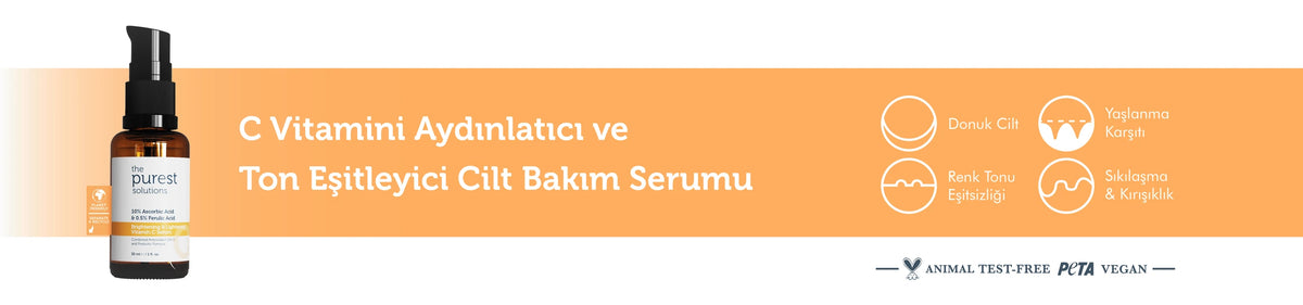 Aydınlatıcı ve Cilt Tonu Eşitleyici C Vitamini Cilt Serumu 30 Ml – anlatım görseli 1