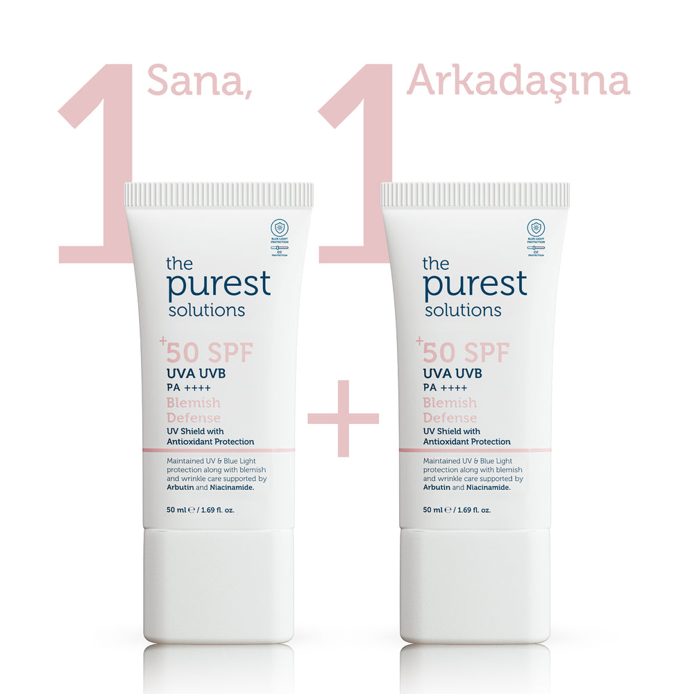 1 for You, 1 for Your Friend Blemish Defense Tinted Sunscreen Cream SPF 50