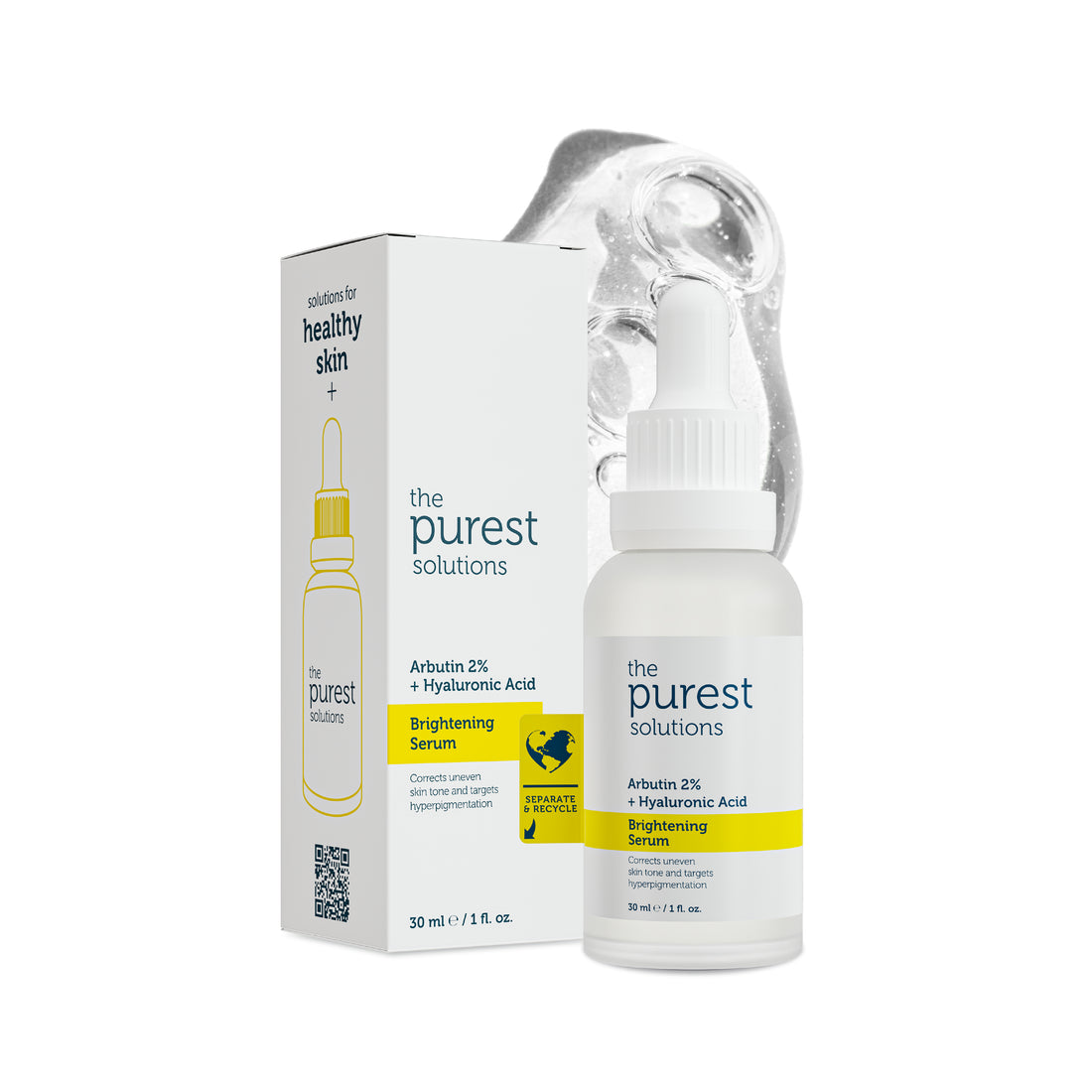 Aufhellendes und Unreinheiten reduzierendes Arbutin-Serum für die Hautpflege, 30 ml