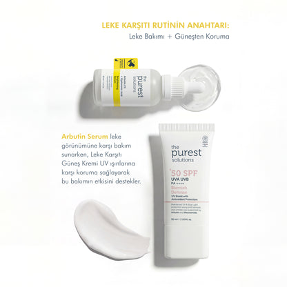 Aydınlatıcı ve Leke Görünümü Azaltıcı Arbutin Cilt Bakım Serumu 30 Ml
