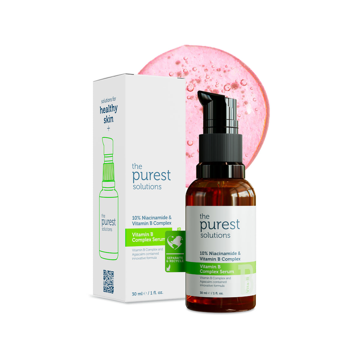Bariyer Güçlendirici ve Yatıştırıcı B Vitamini Cilt Bakım Serumu 30 Ml