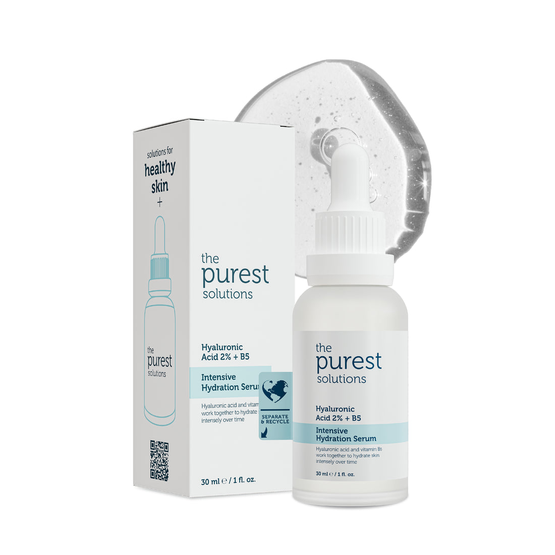 Intensiv feuchtigkeitsspendendes und pralles Hautbild – Wirksames, regenerierendes Hyaluronsäure-Serum, 30 ml