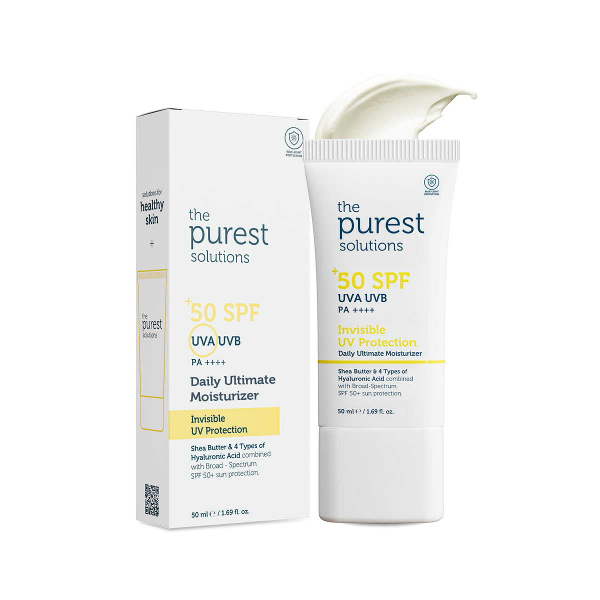 Yüksek Koruma ve Nemlendirici Etkili Invisible Güneş Koruyucu Krem SPF 50, 50 Ml.