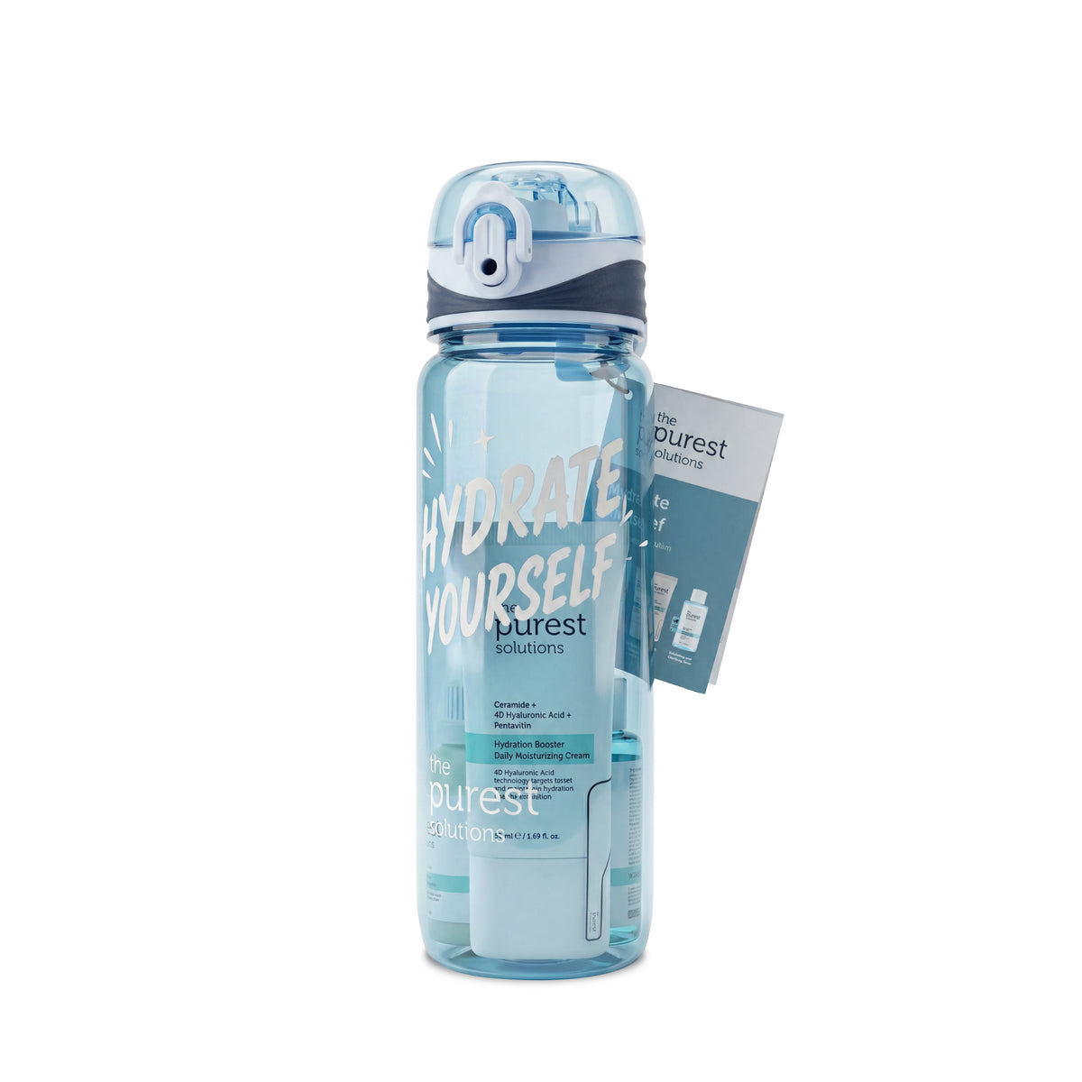 Hydrate Yourself Set | SPF 50+ Güneş Kremi, Nemlendirici Krem, Hyalüronik &amp; Glikolik Asit