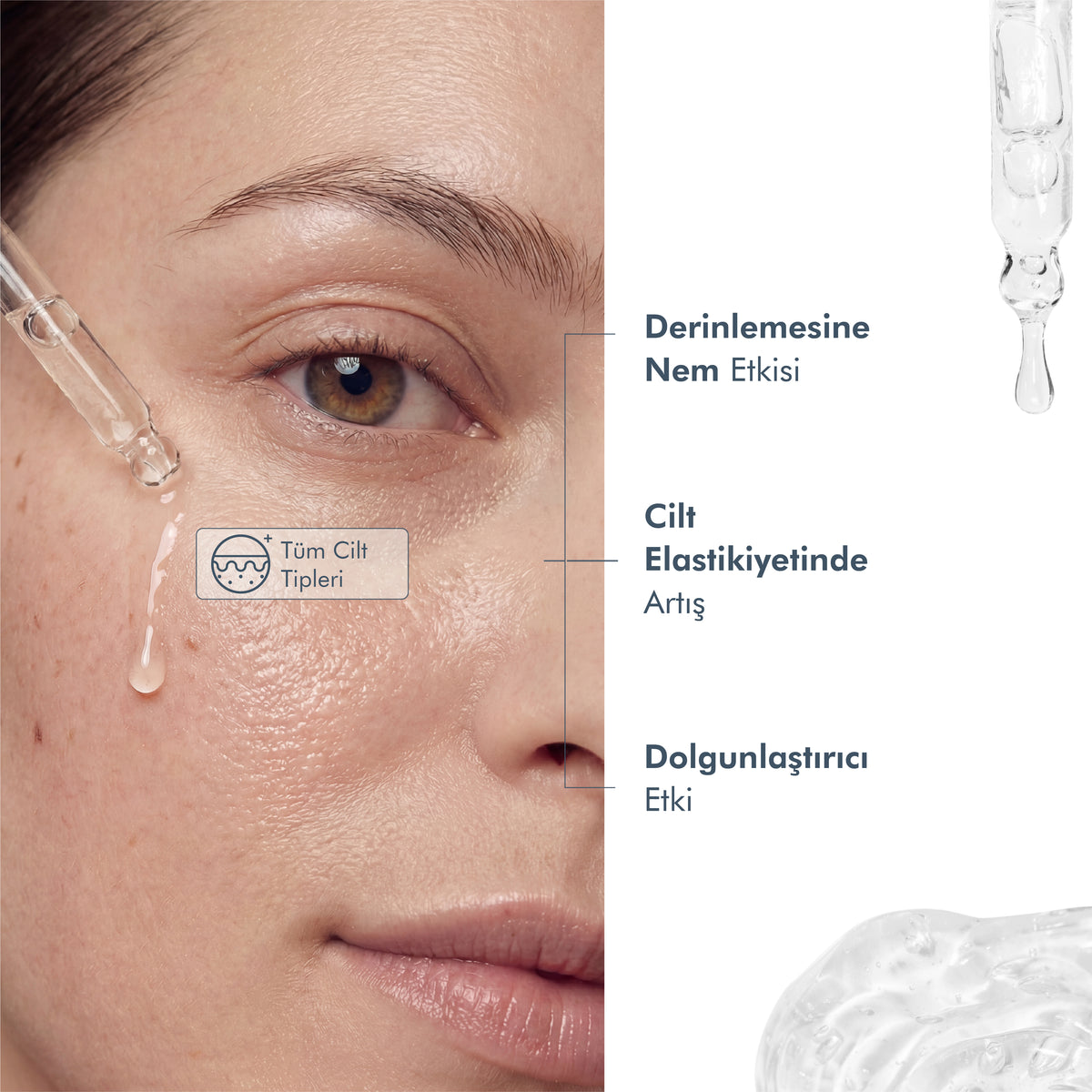 Hydrate Yourself Set | SPF 50+ Güneş Kremi, Nemlendirici Krem, Hyalüronik &amp; Glikolik Asit