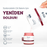 Refill Ekolojik Yedek Paket- Arındırıcı ve Aydınlatıcı Enzim Kırmızı Toz Peeling 55 Gr
